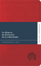 Load image into Gallery viewer, La Biblia de Estudio de La Reforma, Edición Condensada, Spanish Edition — Leather-Like, Red
