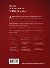 Load image into Gallery viewer, ARA A Bíblia de Estudo da Fé Reformada, Portuguese Edition, Crimson — Hardcover
