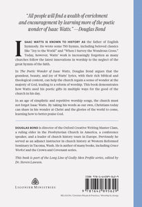 The Poetic Wonder of Isaac Watts — Paperback